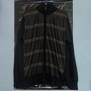 Black Marx & Dutch Full Zipup Sweater